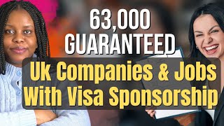 List Of Uk Companies amp Jobs With Visa Sponsorship 2023 amp How To Find Them [upl. by Ahscrop]