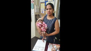 Patient Testimonials Female baby neonate with Complicated Hernia Bilateral  Dr Kshama Kulkarni [upl. by Ecinereb638]