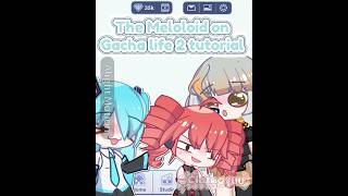 Making the Meloloid on gacha life 2 ‼️ tutorial ✨ gacha gachatutorial vocaloid shorts [upl. by Manon]