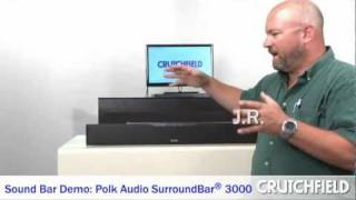 Polk Audio SurroundBar 3000 Instant Home Theater Review  Crutchfield Video [upl. by Livvy]