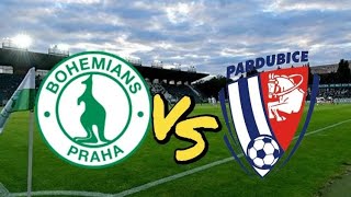 Bohemians Praha vs Pardubice Tipsport liga sestřih zápasu [upl. by Airdnna]