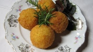 Arancini di riso  Corsi in cucina [upl. by Mohandas]