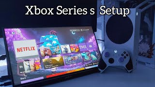 144hz Portable Monitor Xbox series s Setup [upl. by Usanis606]