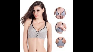 BreastFeeding cotton Maternity bras for Feeding Pregnant women Nursing Bras pregnant underwear [upl. by Ardnac]