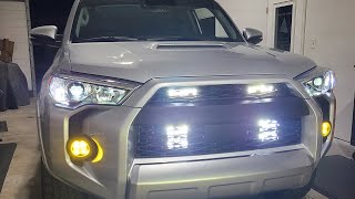 2023 4Runner Diode Dynamics SS5 Pods and SS6 LED Bars Installed [upl. by Navonoj848]