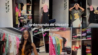 ordenando mi closet  CLOSET TOUR ✨✨ [upl. by Lehplar527]