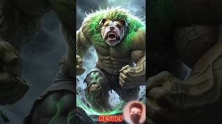 Incredible Animal Fusion😲 Strange Creatures Formed by Fusing HULK amp other Species hybrids shorts [upl. by Acirderf]