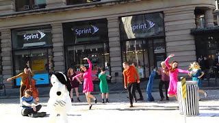 Charlie Brown Christmas flashmob [upl. by Hewe]