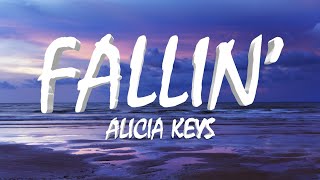 Alicia Keys – Fallin’ Lyrics [upl. by Nelleyram]