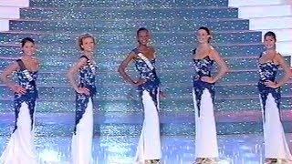 Miss France 1998  Défilé des 5 en Robe de Soirée [upl. by Leaper791]