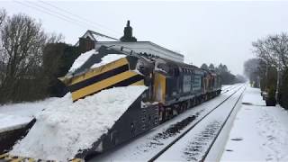 Ploughing Onwards with DRS 37425 and 37605 on The Bittern Line working 7Z37 [upl. by Ayotl]