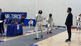 Pool 1  US Air Force Academy  Div II Mens Foil [upl. by Volny30]