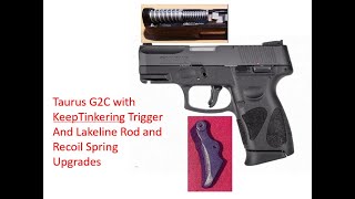 Taurus G2C Keep Tinkering Trigger and Lakeline LLC Recoil Spring Installed [upl. by Etnoved]