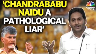 Jagan Mohan Reddy Calls Chandrababu Naidu a Pathological Liar In Tirupati Laddu Controversy  N18V [upl. by Anayeek927]