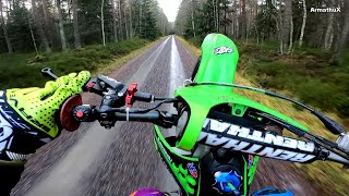 Kawasaki KX250F 4Stroke  Power Wheelie Adventure II GoPro [upl. by Ardnat]