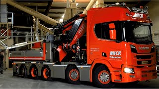 Scania R650 V8  Fassi F2150RA Crane  Mick Volendam Groep [upl. by Hannibal]