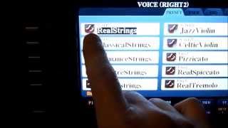 Yamaha TYROS 5 tutorial 8  CUSTOM VOICES REGISTRATION banks  How to Set up and Save [upl. by Gabi]