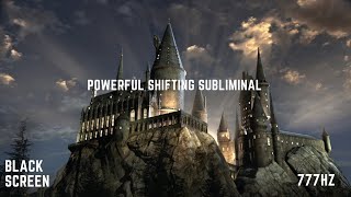 HOGWARTS SHIFTING SUBLIMINAL BLACK SCREEN 777Hz RAIN [upl. by Areivax111]