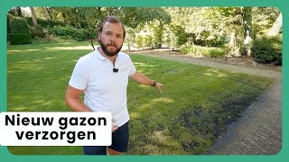 Hoe Verzorg Je een Pas Ingezaaid Gazon [upl. by Kho]