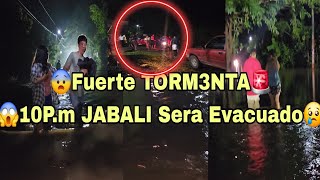 URGENT3🚨 Esto Es TERRIBL3 Fuerte INUNDACIÓN en Jabalí😭 TODOS arriesgan su V1DA al PASAR😰😱 [upl. by Suoivatco]