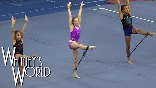 Bungee Cord Gymnastics  Resistance Training  Whitney Bjerken [upl. by Dreeda]