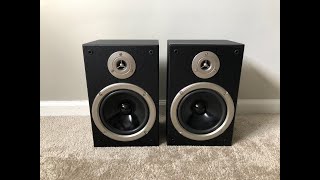 Auvio 40296 Home 2 Way Bookshelf Speakers [upl. by Anya]