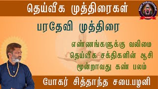 பரதேவி முத்திரை  எண்ணங்களுக்கு வலிமை  தெய்வீக சக்திகளின் ஆசி மூன்றாவது கண் பலம் [upl. by Auot432]