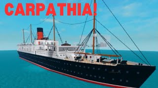 Roblox  Sinking Ship BUT WITH REALISTIC WATER PHYSICS  Sinking of RMS Carpathia [upl. by Annayi51]