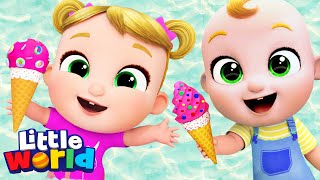 Ice Cream Song  Sing Along  Nursery Rhymes and Kids Song For Children  Baby Rhyme by Boom Buddies [upl. by Aynotan397]