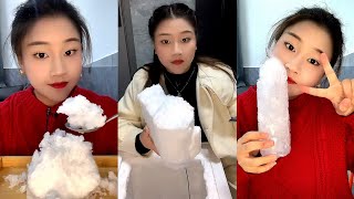 LZM  ASMR THIN ICE EATING  HARD ICE  SLUSH ICE  WHITE ICE  FREEZER FROST [upl. by Henrion201]