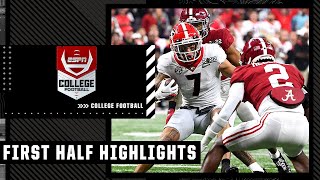 CFP National Championship Georgia Bulldogs vs Alabama Crimson Tide  First Half Highlights  ESPN [upl. by Bev184]