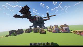 Minecraft Valkyrien skies Enclave Mk1 Vertibird [upl. by Renrew]