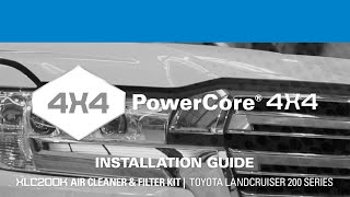 How to Install Donaldson PowerCore® 4x4 XLC200K Air Cleaner amp Filter Kit [upl. by Suraved533]