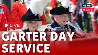 Garter Day Service LIVE  King Charles Prince William And Princess Kate At Garter Day  N18L [upl. by Enirehtak]