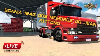 SCANIA 124G DOS MEMBROS DO JEAN RITTONO  ETS 2  V152 [upl. by Thagard]