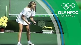 Steffi Graf is the only Tennis player to ever win a Calendar Golden Slam  Throwback Thursday [upl. by Yesrod]