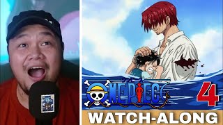 Luffys Past with Shanks  ONE PIECE  REACTION EP 4 [upl. by Llenehc747]