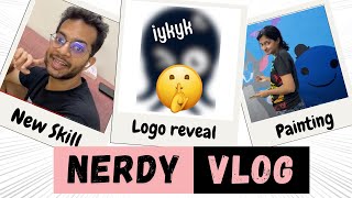 FINALLY the APH Merch LOGO is made 🤫  Nerdy VLOG 002  Nipun amp Mohit from Arey Pata Hai 🐙 [upl. by Nnyllaf]