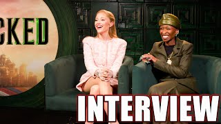 Wicked Ariana Grande and Cynthia Erivo Interview [upl. by Ebneter]