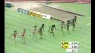 Womens 60m final Budapest 2004 [upl. by Jacynth]