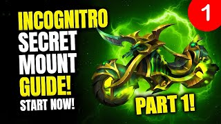 PART 1 Incognitro Mount Guide  How To Get Incognitro Felcycle Mount  Peculiar Key  Ratts Race [upl. by Collimore]