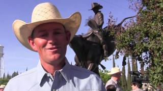 Clovis Rodeo Lane Frost Statue Dedication [upl. by Emarie]