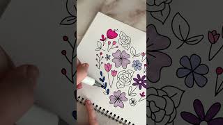 floral coloring page JADcoloring coloringpage coloringfun [upl. by Giarla]