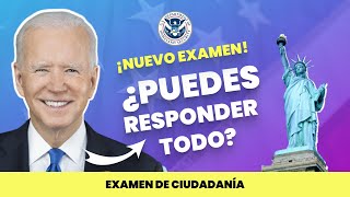 Ciudadanía americana  quotNUEVA PRÁCTICAquot ¿Puedes responder todo [upl. by Rozamond]