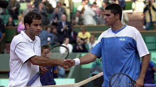 Pete Sampras vs Mark Philippoussis 2000 Roland Garros R1 Highlights [upl. by Bass]