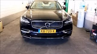 2017 Volvo S90 D5 Review with Startup and Walkaround and Drive [upl. by Attennot]