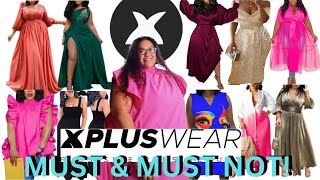 XPLUSWEAR Plus Size Haul 2022Plus Size HaulPlus Size Try On HaulMust NotTasha St James [upl. by Yttiy]