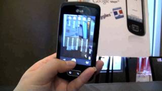 Hands On  LG Optimus P500 Android Smartphone [upl. by Fawna]