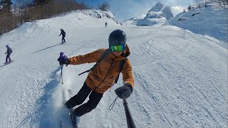 ski weekend in the french pyrenees  Gourette [upl. by Yluj]