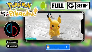 Pokemon Lets go Pikachu Setup on Yuzu Emulator In Android Mobile  Yuzu Emulator Full Setup Android [upl. by Acirne737]